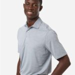 Men's Bohemian Striped Heather Performance Polo