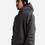 Men's Garment-Dyed Double Layer Reversible Hooded Sweatshirt