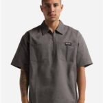 Men's Work Heavyweight Quarter-Zip Short Sleeve Shirt