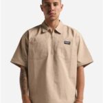 Men's Work Heavyweight Quarter-Zip Short Sleeve Shirt