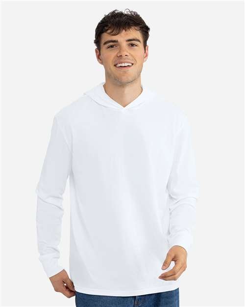 Unisex CVC Hoodie Long Sleeve T-Shirt