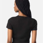 Women's Baby Rib Cropped Tee