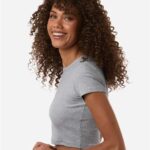 Women's Baby Rib Cropped Tee