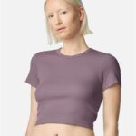 Women's Baby Rib Cropped Tee