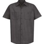 Men's Industrial Short Sleeve Work Shirt