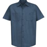 Men's Industrial Short Sleeve Work Shirt