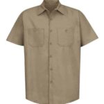 Men's Industrial Short Sleeve Work Shirt