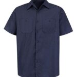 Men's Industrial Short Sleeve Work Shirt