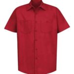 Men's Industrial Short Sleeve Work Shirt