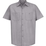 Men's Industrial Short Sleeve Work Shirt