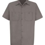 Men's Cotton Short Sleeve Uniform Shirt