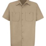 Men's Cotton Short Sleeve Uniform Shirt