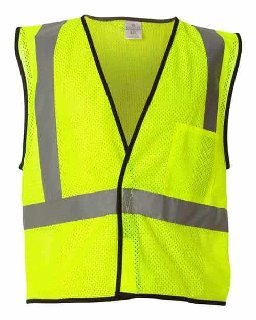 Unisex Economy Single Pocket Hook-and-Loop Mesh Vest