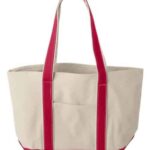 Windward Large Cotton Canvas Classic Resort Tote