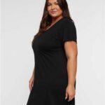 Women's Fine Jersey V-Neck Coverup