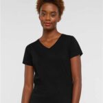 Women's Fine Jersey V-Neck Tee