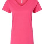Women's Fine Jersey V-Neck Tee