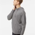 Unisex Lightweight Hooded Pullover T-Shirt