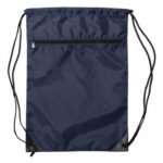 Zippered Drawstring Backpack
