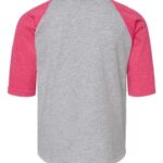 Youth Baseball Fine Jersey Three-Quarter Sleeve Tee