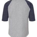 Youth Baseball Fine Jersey Three-Quarter Sleeve Tee