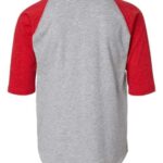 Youth Baseball Fine Jersey Three-Quarter Sleeve Tee