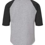 Youth Baseball Fine Jersey Three-Quarter Sleeve Tee