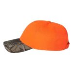 Solid Crown with Camo Bill Cap