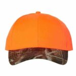 Solid Crown with Camo Bill Cap