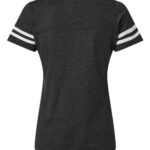 Women's Football V-Neck Fine Jersey Tee