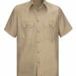 Men's Ripstop Short Sleeve Work Shirt