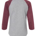 Women's Baseball Fine Jersey Three-Quarter Sleeve Tee