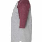 Youth Baseball Fine Jersey Three-Quarter Sleeve Tee