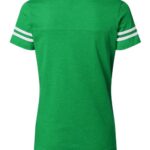 Women's Football V-Neck Fine Jersey Tee