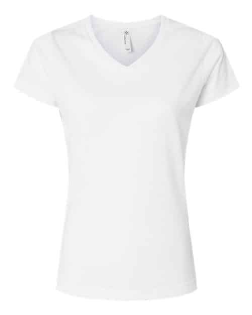 Women's Polyester Sublimation V-Neck Tee