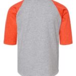 Youth Baseball Fine Jersey Three-Quarter Sleeve Tee