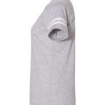 Women's Football V-Neck Fine Jersey Tee