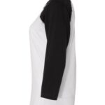 Women's Baseball Fine Jersey Three-Quarter Sleeve Tee