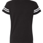 Women's Football V-Neck Fine Jersey Tee