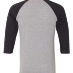 Unisex Triblend Three-Quarter Raglan Baseball T-Shirt