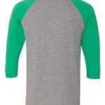 Unisex Triblend Three-Quarter Raglan Baseball T-Shirt
