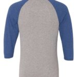 Unisex Triblend Three-Quarter Raglan Baseball T-Shirt