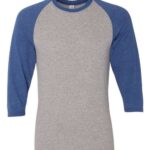 Unisex Triblend Three-Quarter Raglan Baseball T-Shirt