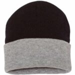 12" Color Blocked Cuffed Beanie