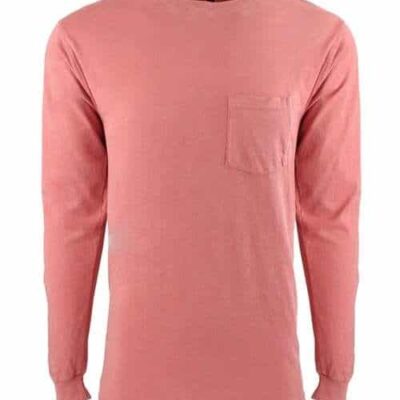 Unisex Inspired Dye Long Sleeve Pocket T-Shirt