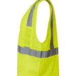 Unisex Single Pocket Zipper Mesh Vest