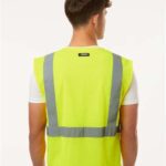 Unisex Single Pocket Zipper Mesh Vest