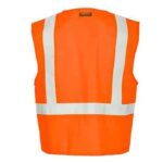 Unisex Single Pocket Zipper Mesh Vest