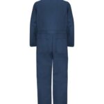 Men's Button-Front Cotton Coverall