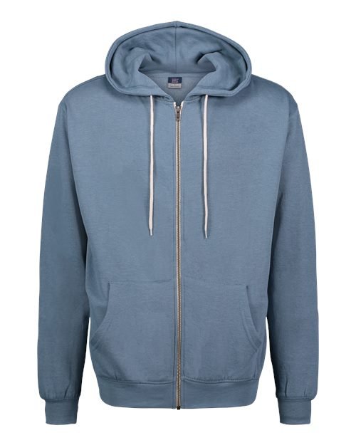 Unisex Retro Heather Full-Zip Hooded Sweatshirt